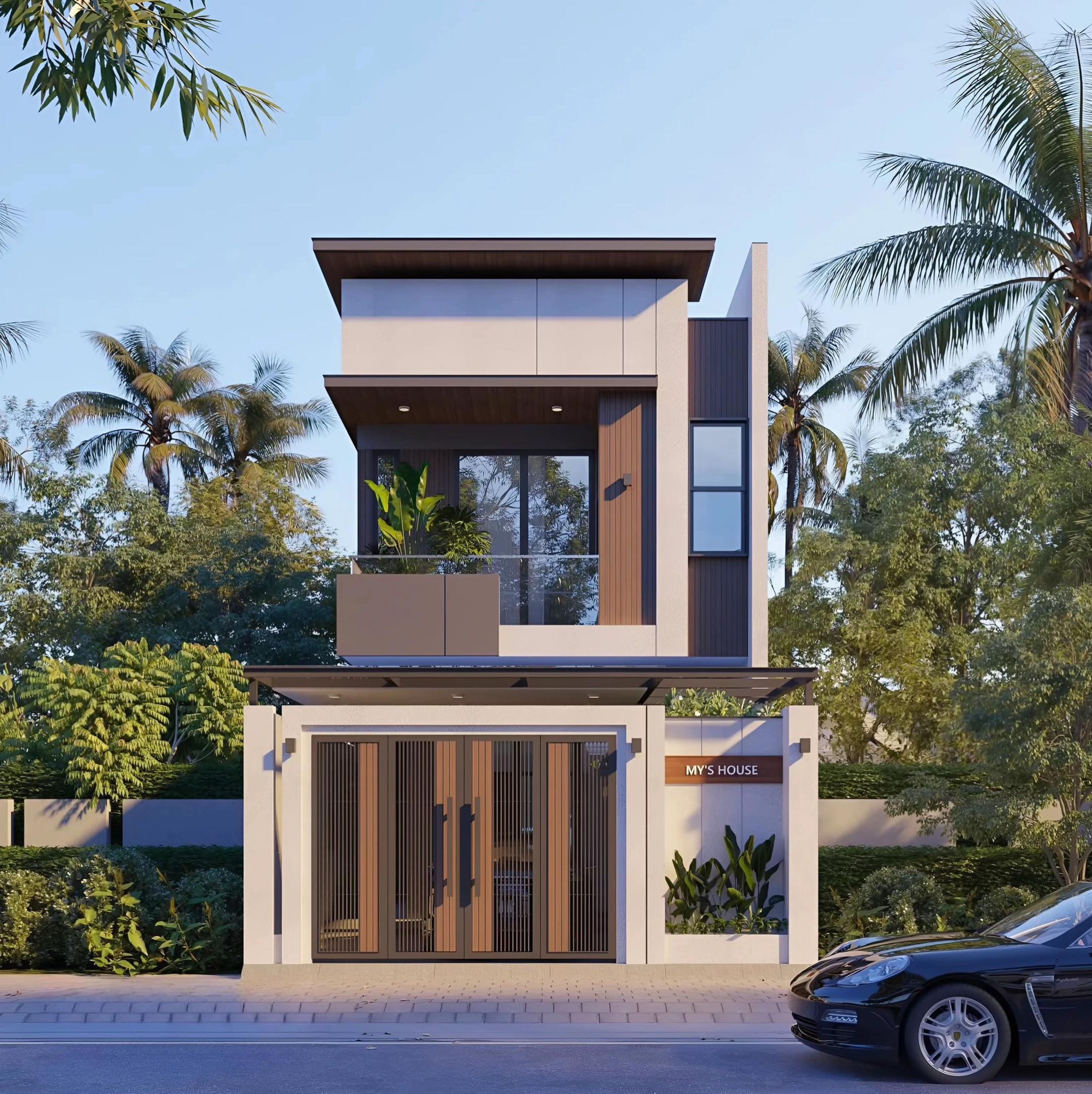 Nhà 2 tầng mẫu 01