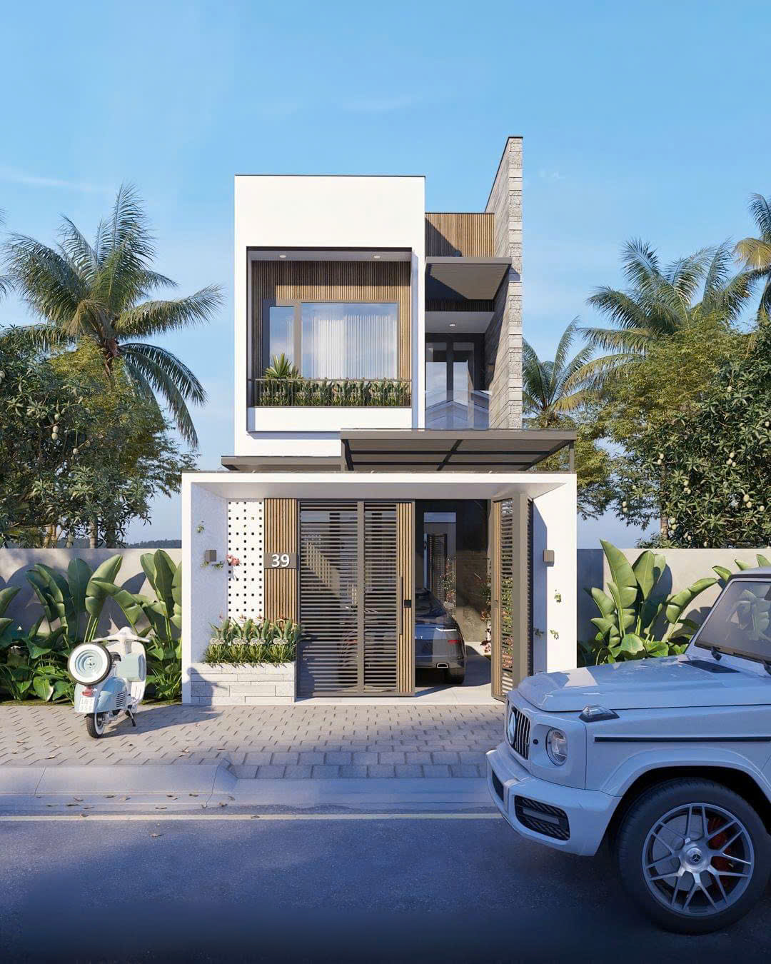 Nhà 2 tầng mẫu 03