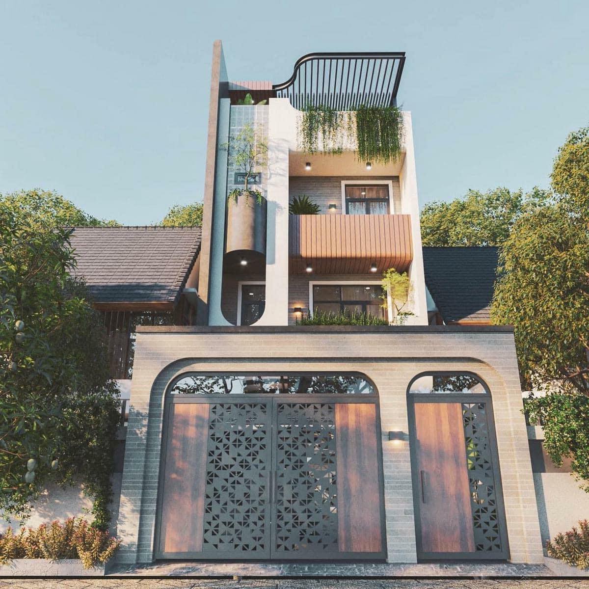 Nhà 3 tầng mẫu 03