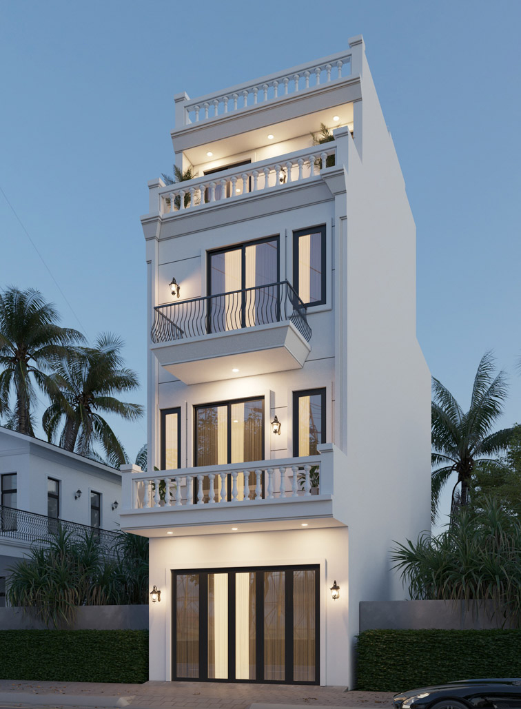 Mẫu nhà 4 tầng 16