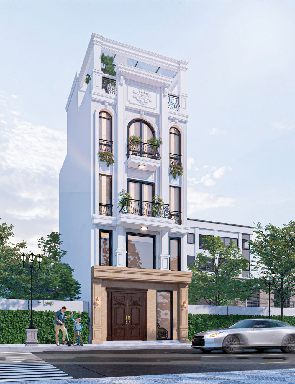 Mẫu nhà 4 tầng 18