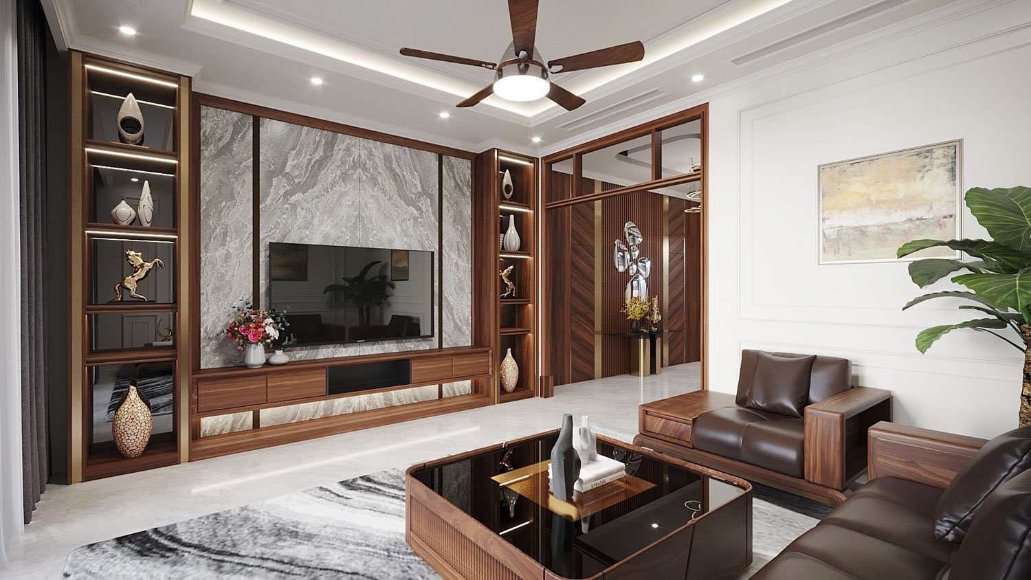 Thi công cải tạo nội thất khu cư dân HV Golden City