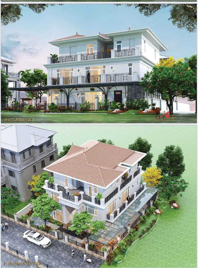 Thiết kế thi công công trình biệt thự chị Linh