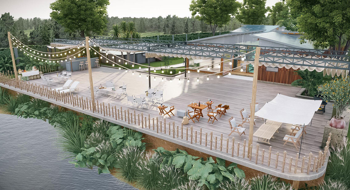 Sân ăn uống, tổ chức sự kiện ngoài trời